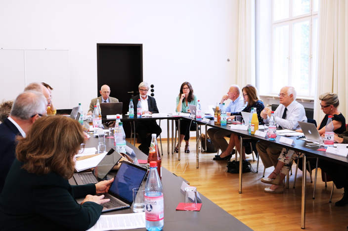Professor Marja Makarow (far right) attending a ‘Making sense of science for policy’ SAPEA Working Group meeting in Berlin, September 2018