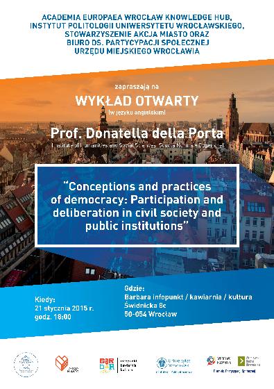 Conceptions and practices of democracy: Participation and deliberation in civil society and public institutions